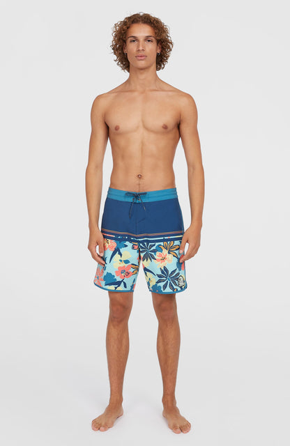 Cruzer Scallop 18'' Boardshorts Men Indigo Scallop