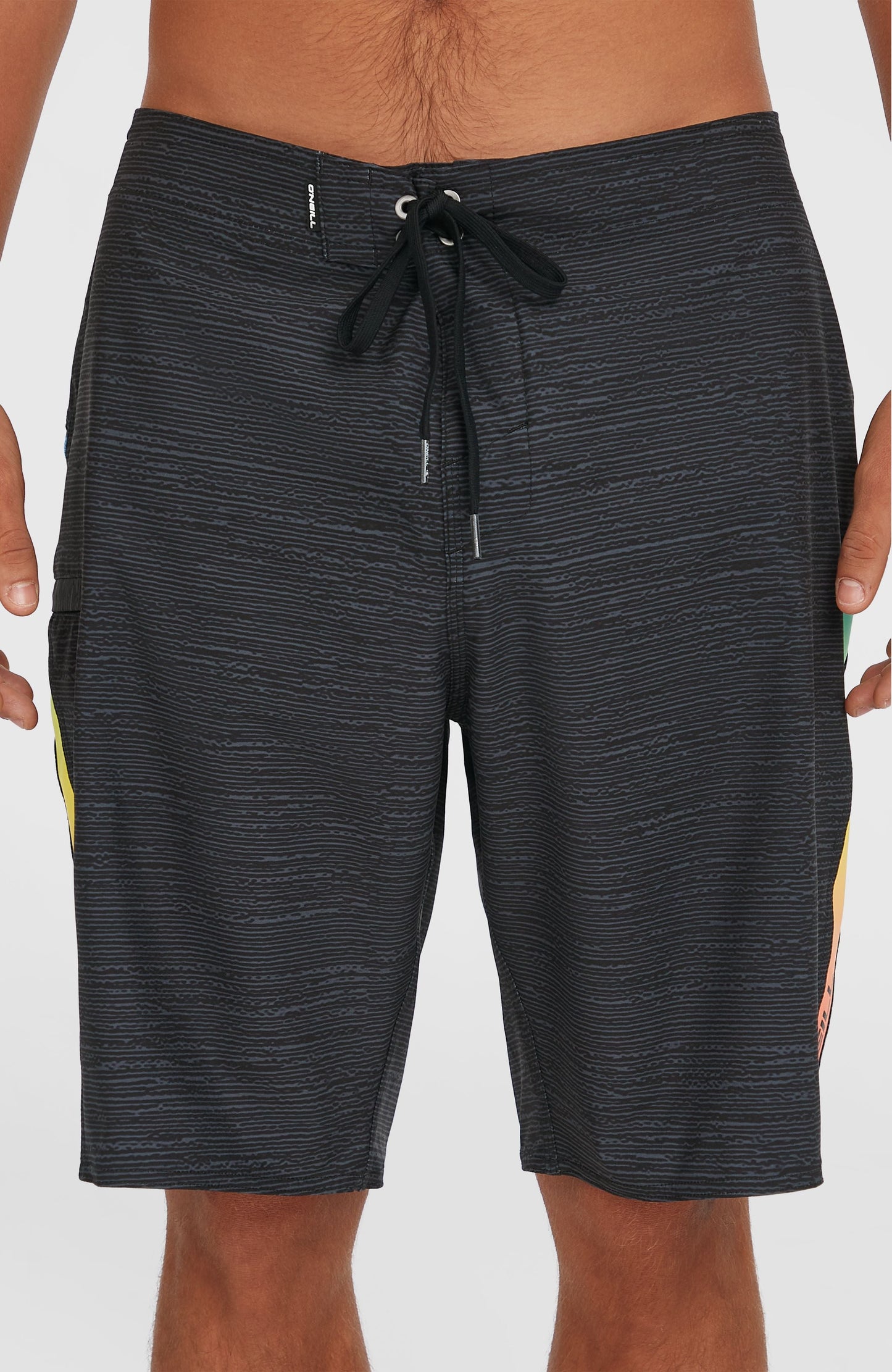 Superfreak 20'' Boardshorts Men Black Multi Colour Panel