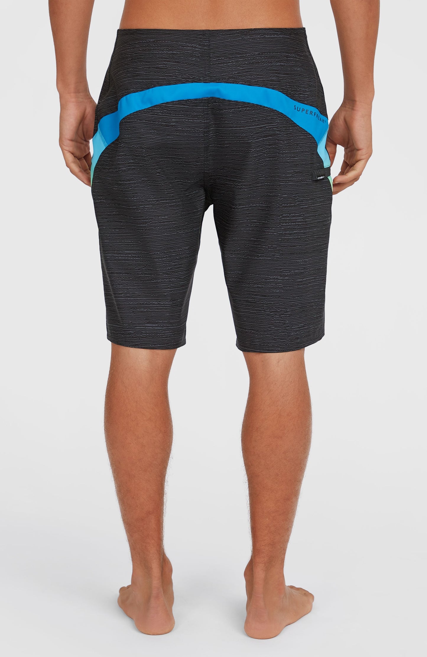 Superfreak 20'' Boardshorts Men Black Multi Colour Panel