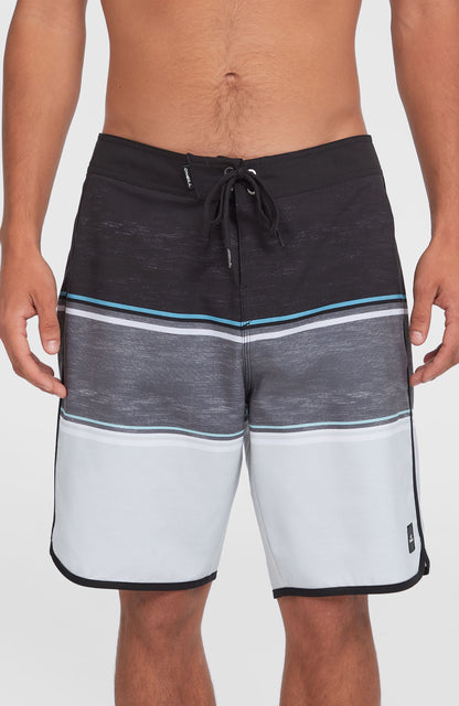 Lennox Scallop 19'' Boardshorts Men Black Out Colour Block