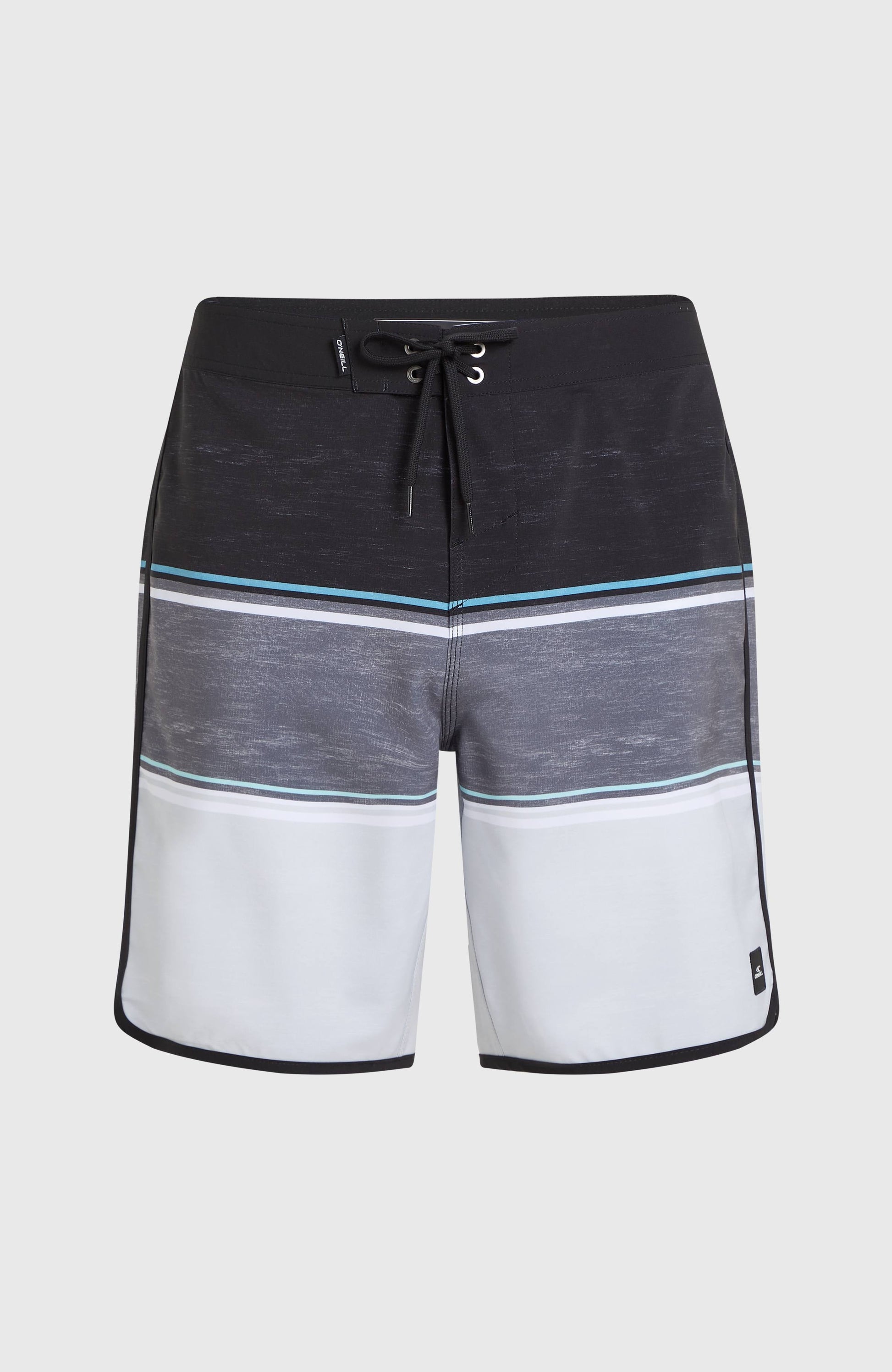 Lennox Scallop 19'' Boardshorts Men Black Out Colour Block