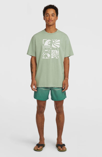 O'Neill First 15'' Swimshorts Men Green Heritage O'Neill Flip