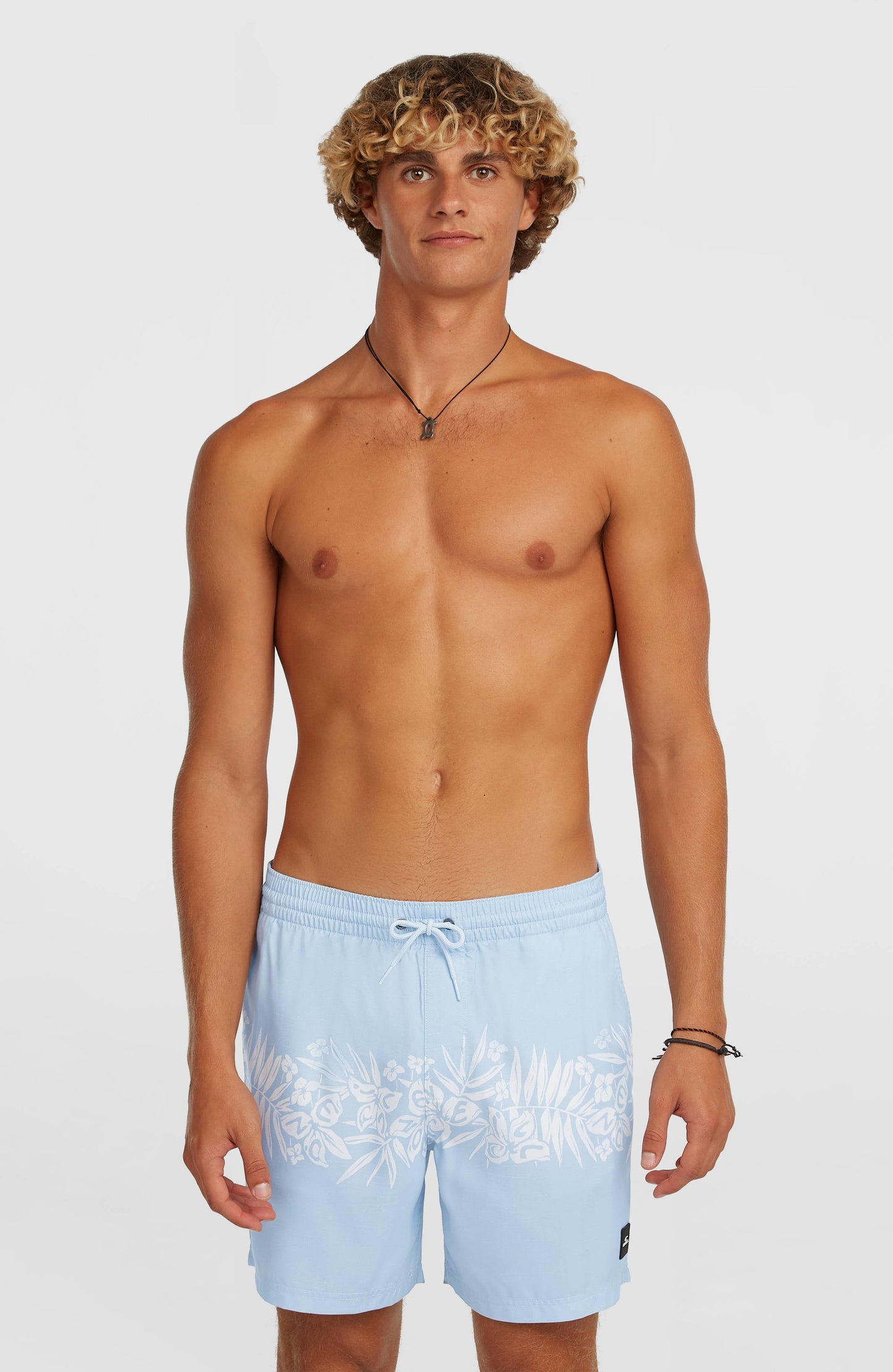 O'Neill Uni Flower 16'' Swimshorts Men Light Blue Tropical Stripe