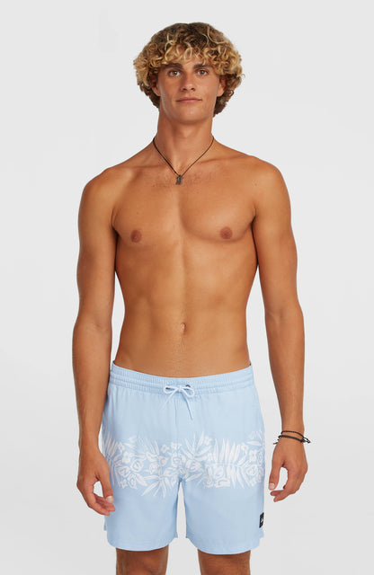 O'Neill Uni Flower 16'' Swimshorts Men Light Blue Tropical Stripe