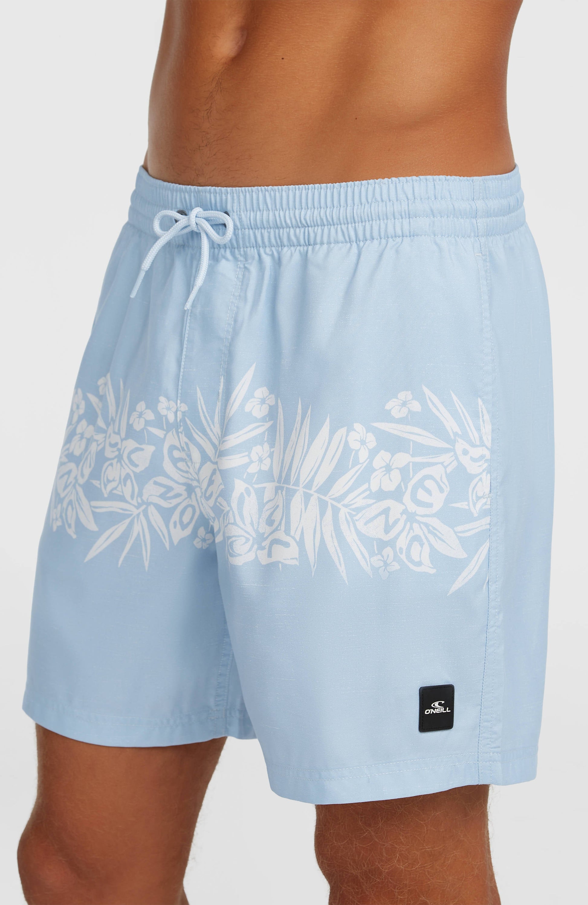 O'Neill Uni Flower 16'' Swimshorts Men Light Blue Tropical Stripe