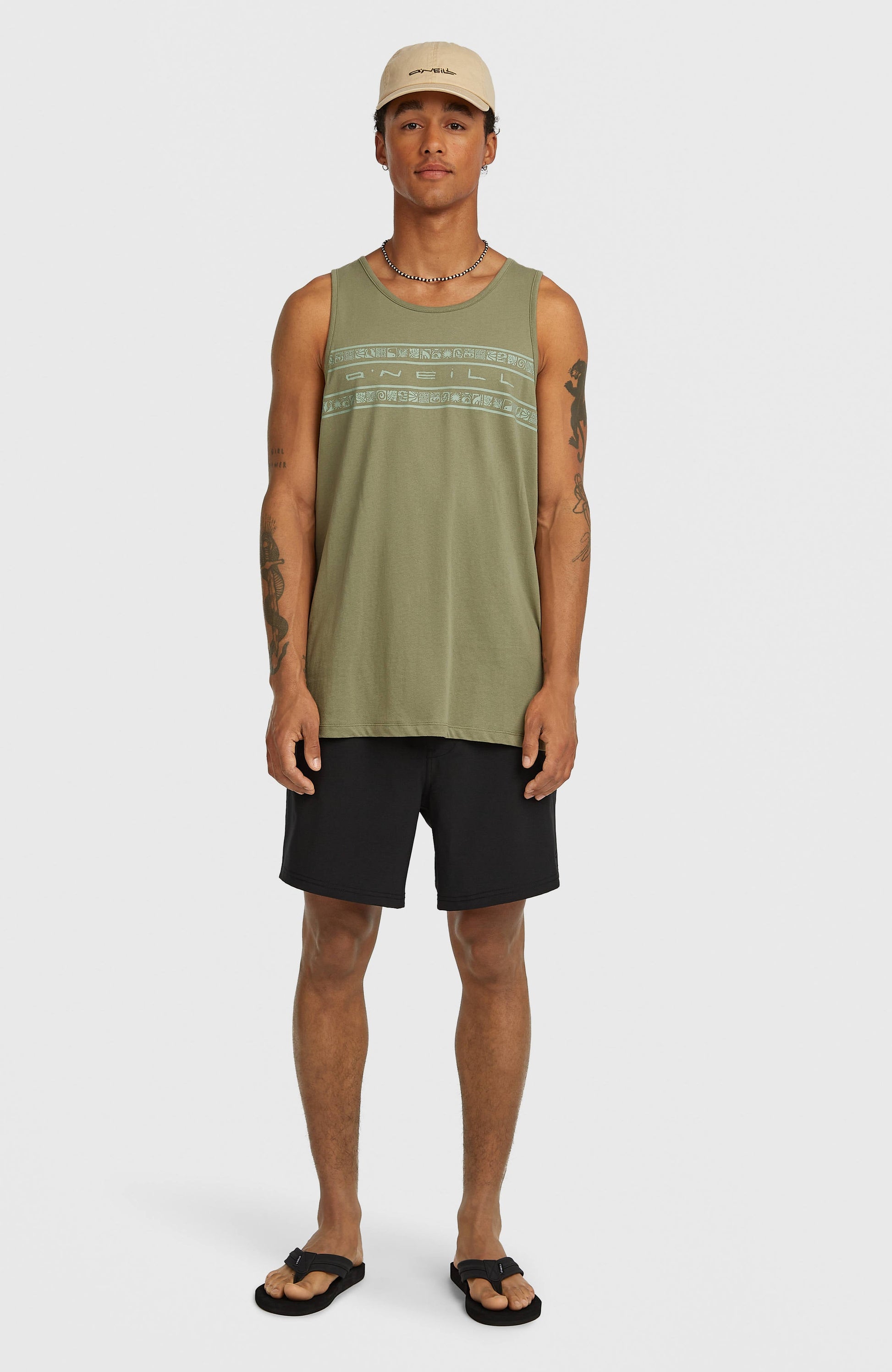 Pocket Print 16'' Swimshorts Men Black Out