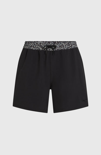 Pocket Print 16'' Swimshorts Men Black Out