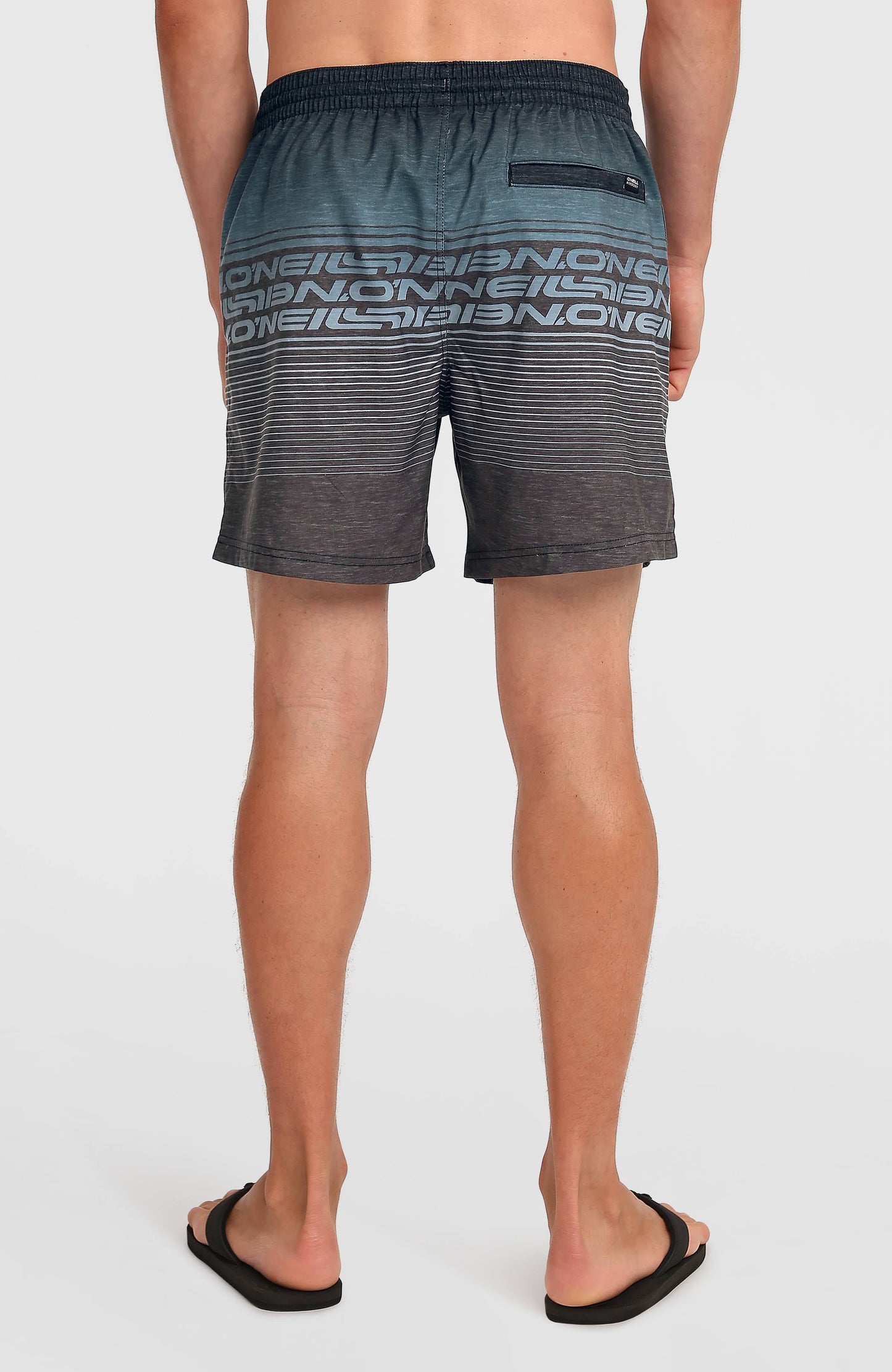 Logo Stripe 16'' Swimshorts Men Black Out Heritage O'Neill Stripe