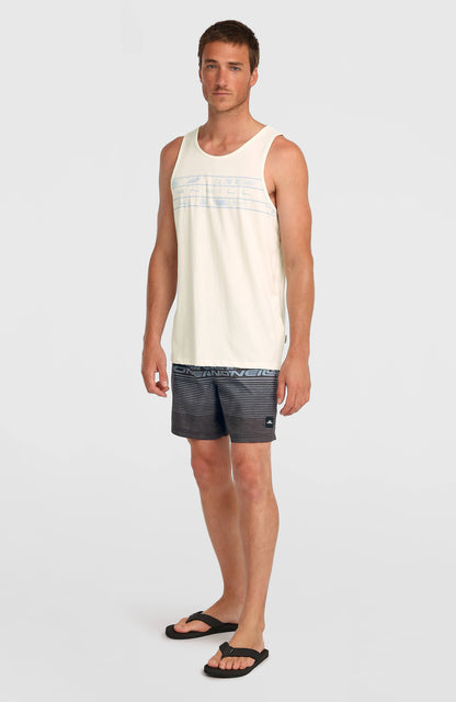 Logo Stripe 16'' Swimshorts Men Black Out Heritage O'Neill Stripe