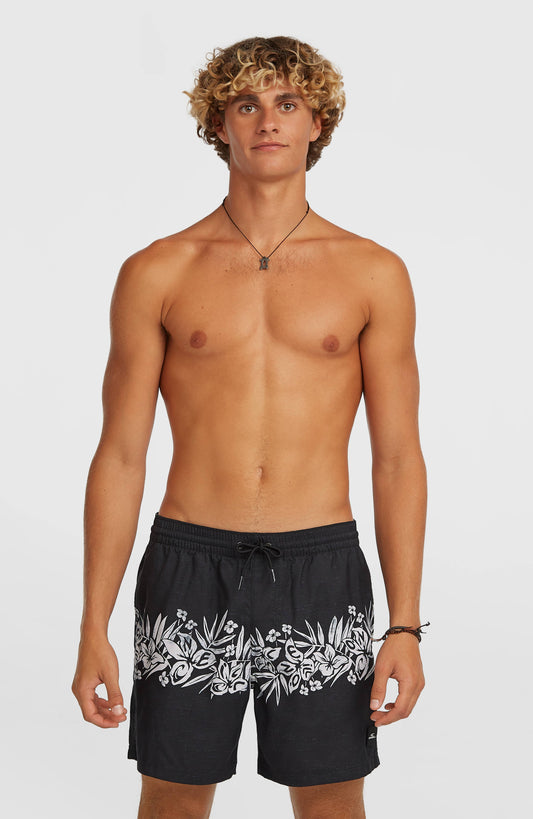 O'Neill Uni Flower 16'' Swimshorts Men Black Tropical Stripe