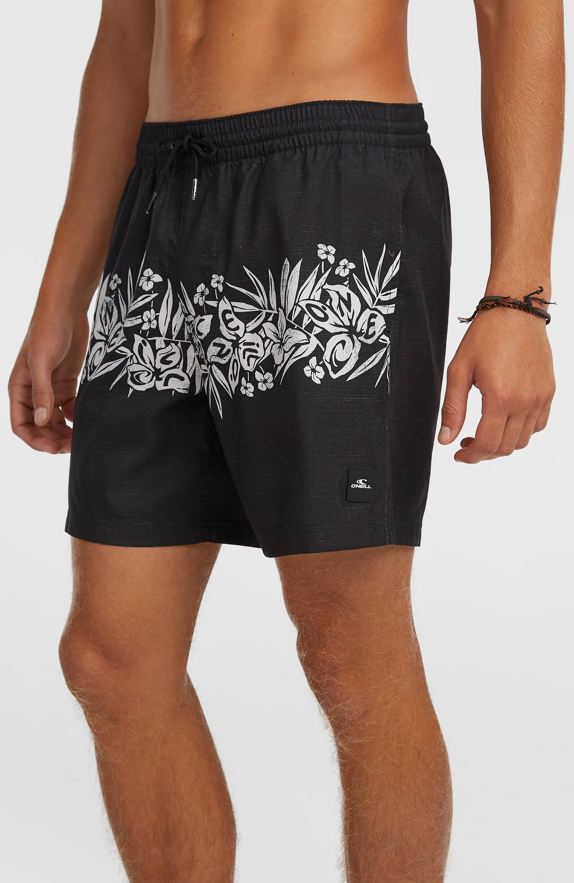 O'Neill Uni Flower 16'' Swimshorts Men Black Tropical Stripe