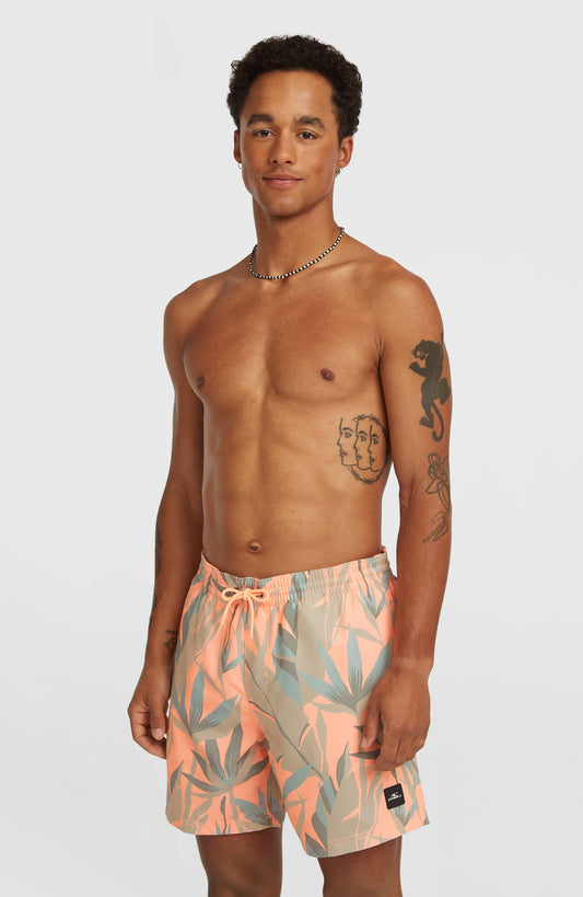 O'Neill Print 16'' Swimshorts Men Orange Tropicana Big