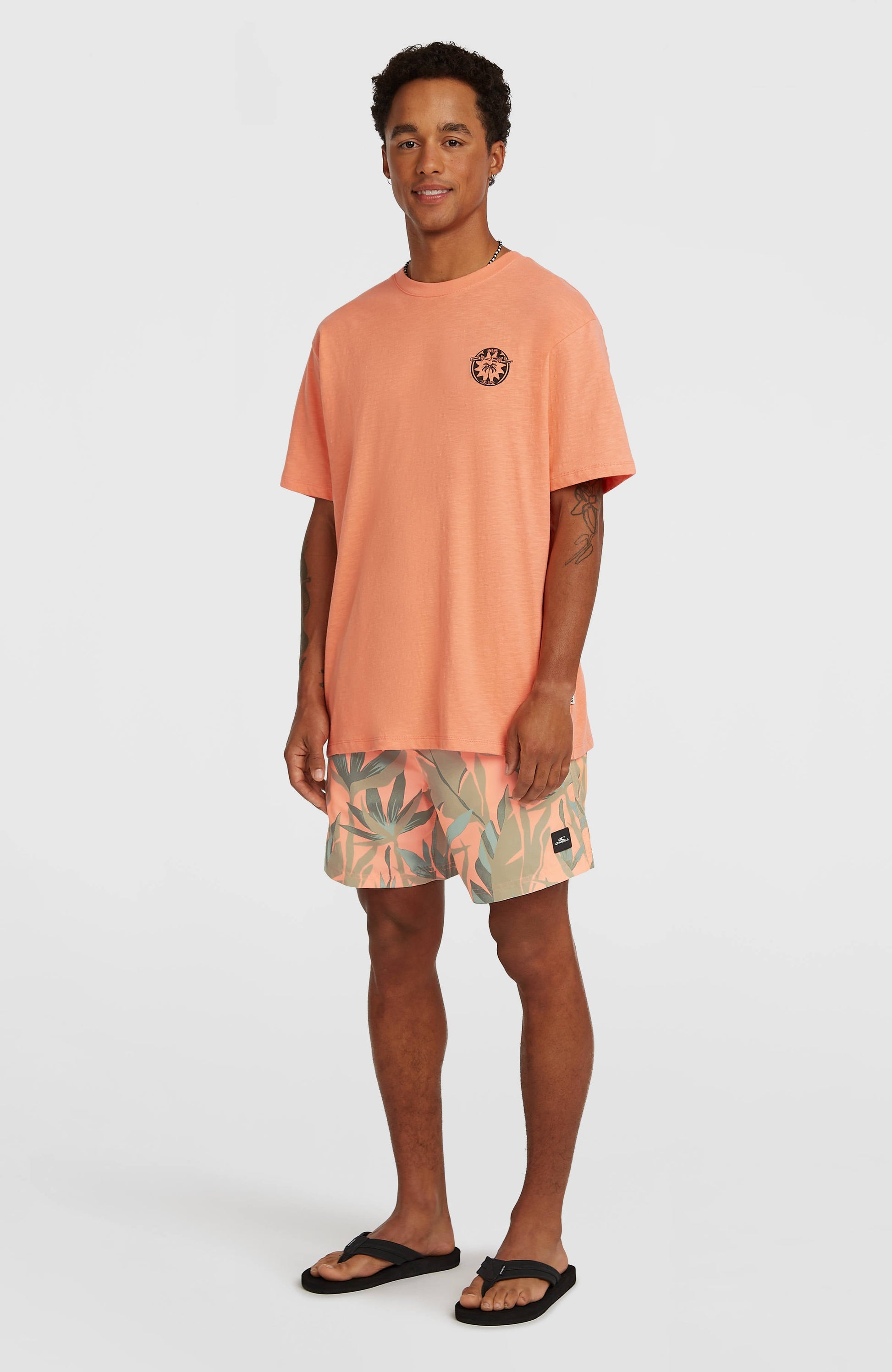 O'Neill Print 16'' Swimshorts Men Orange Tropicana Big