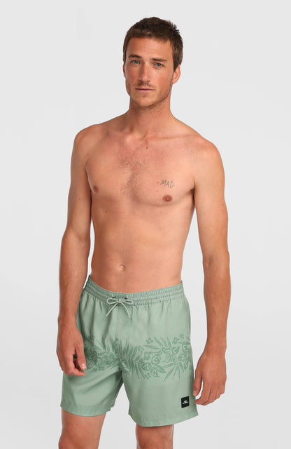 O'Neill Uni Flower 16'' Swimshorts Men Green Tropical Stripe