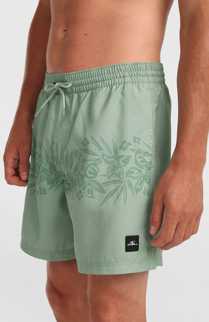 O'Neill Uni Flower 16'' Swimshorts Men Green Tropical Stripe