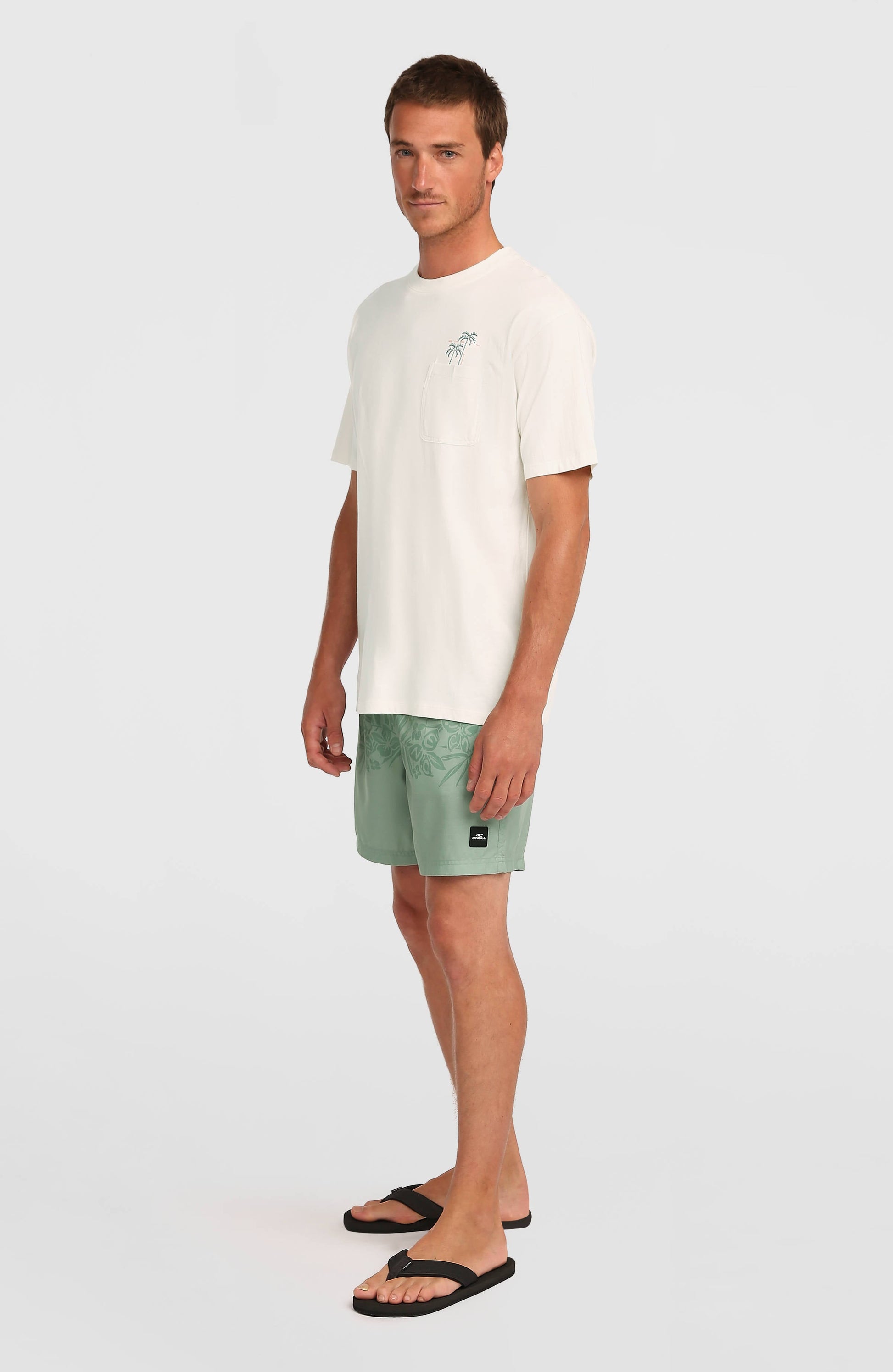 O'Neill Uni Flower 16'' Swimshorts Men Green Tropical Stripe