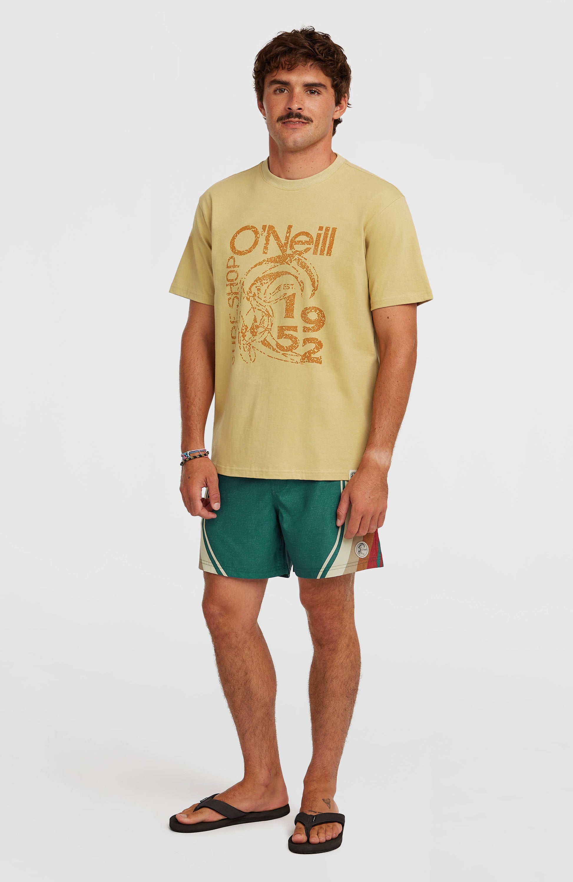 O'Riginals Longboards 15'' Swimshorts Men Green Originals Sideburns