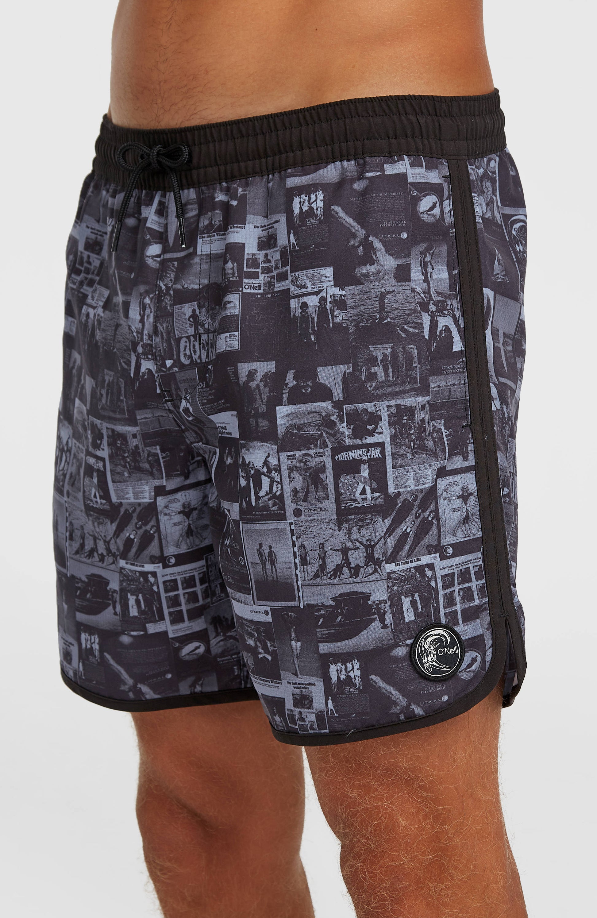 O'Riginals Scallop 16'' Swimshorts Men Black Out Heritage AOP