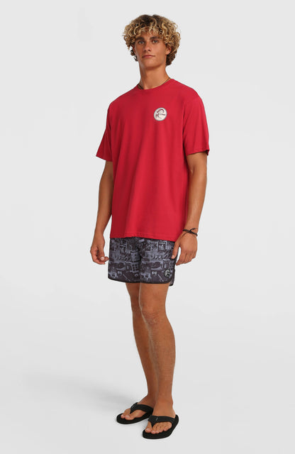 O'Riginals Scallop 16'' Swimshorts Men Black Out Heritage AOP