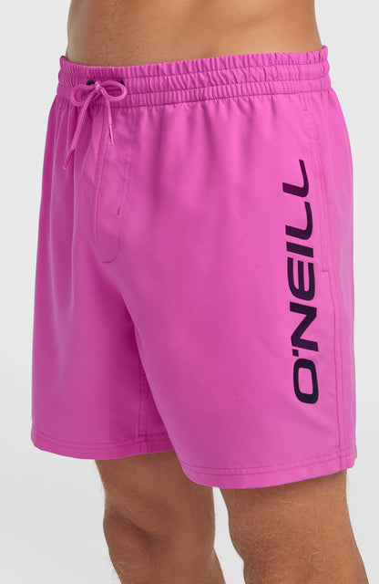 O'Neill Logo 16'' Swimshorts Men Electric Fuschia