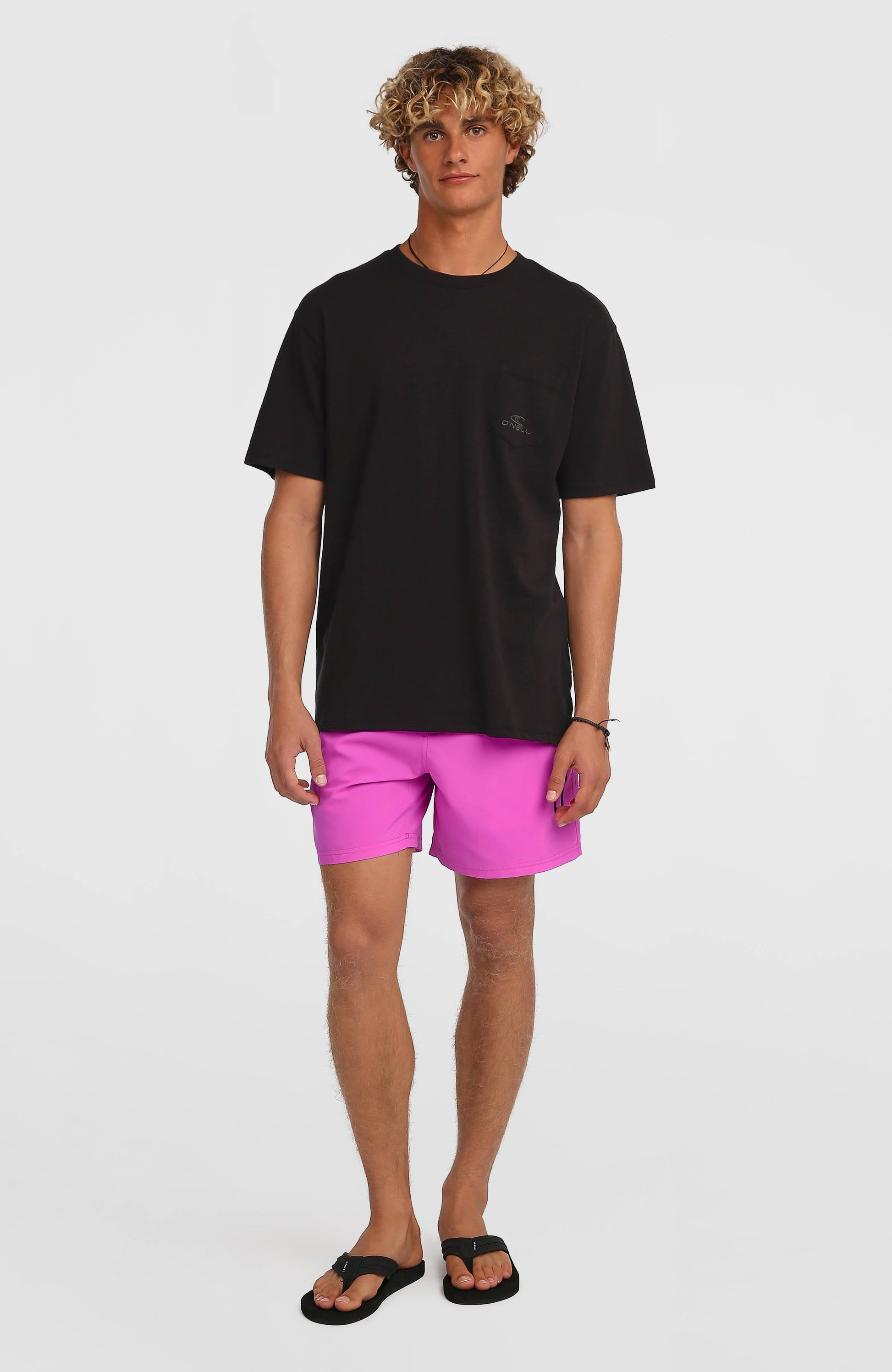 O'Neill Logo 16'' Swimshorts Men Electric Fuschia
