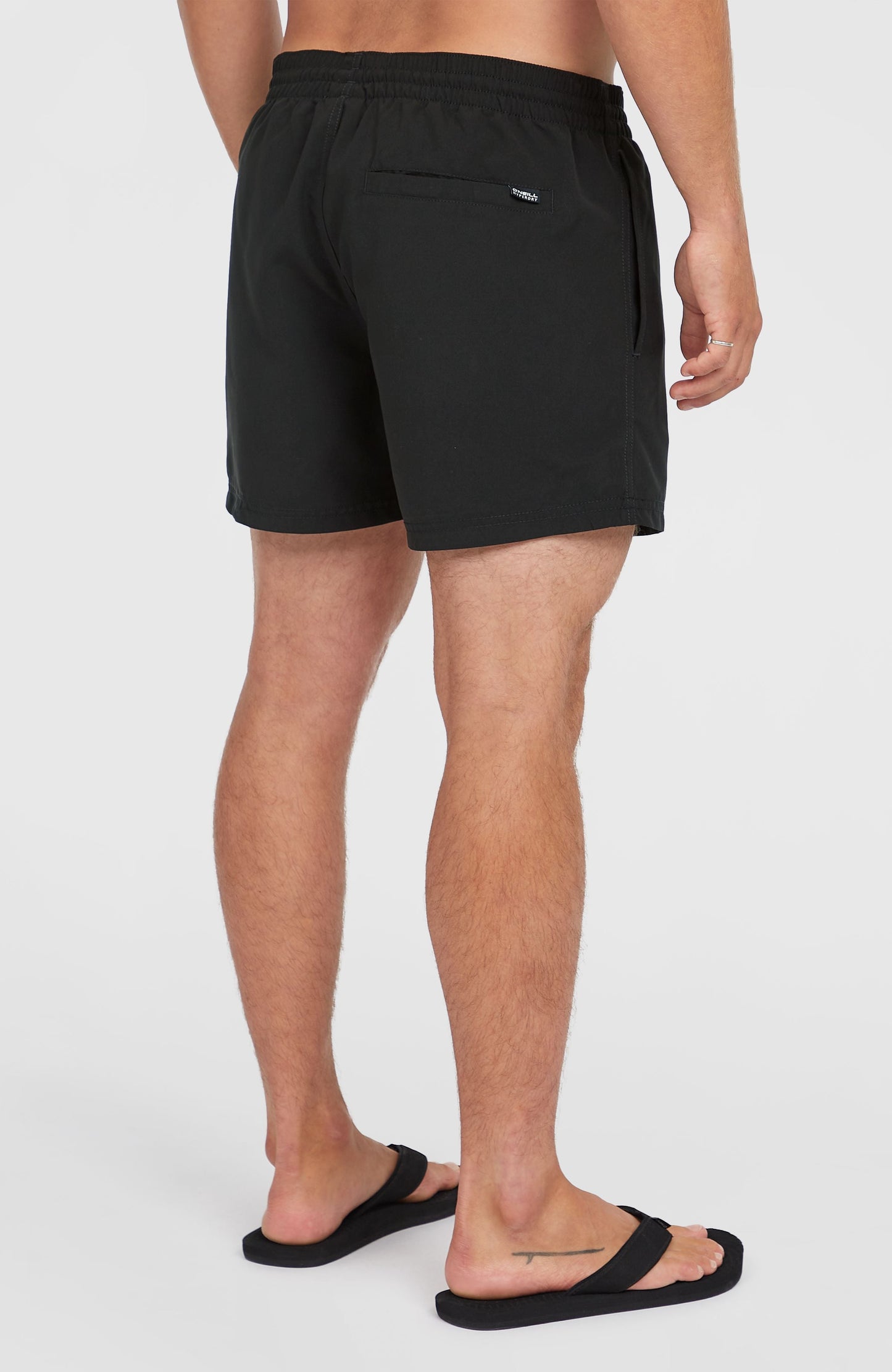 Retro 14'' Swim Shorts Men Black Out Colour Block