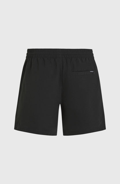 Retro 14'' Swim Shorts Men Black Out Colour Block