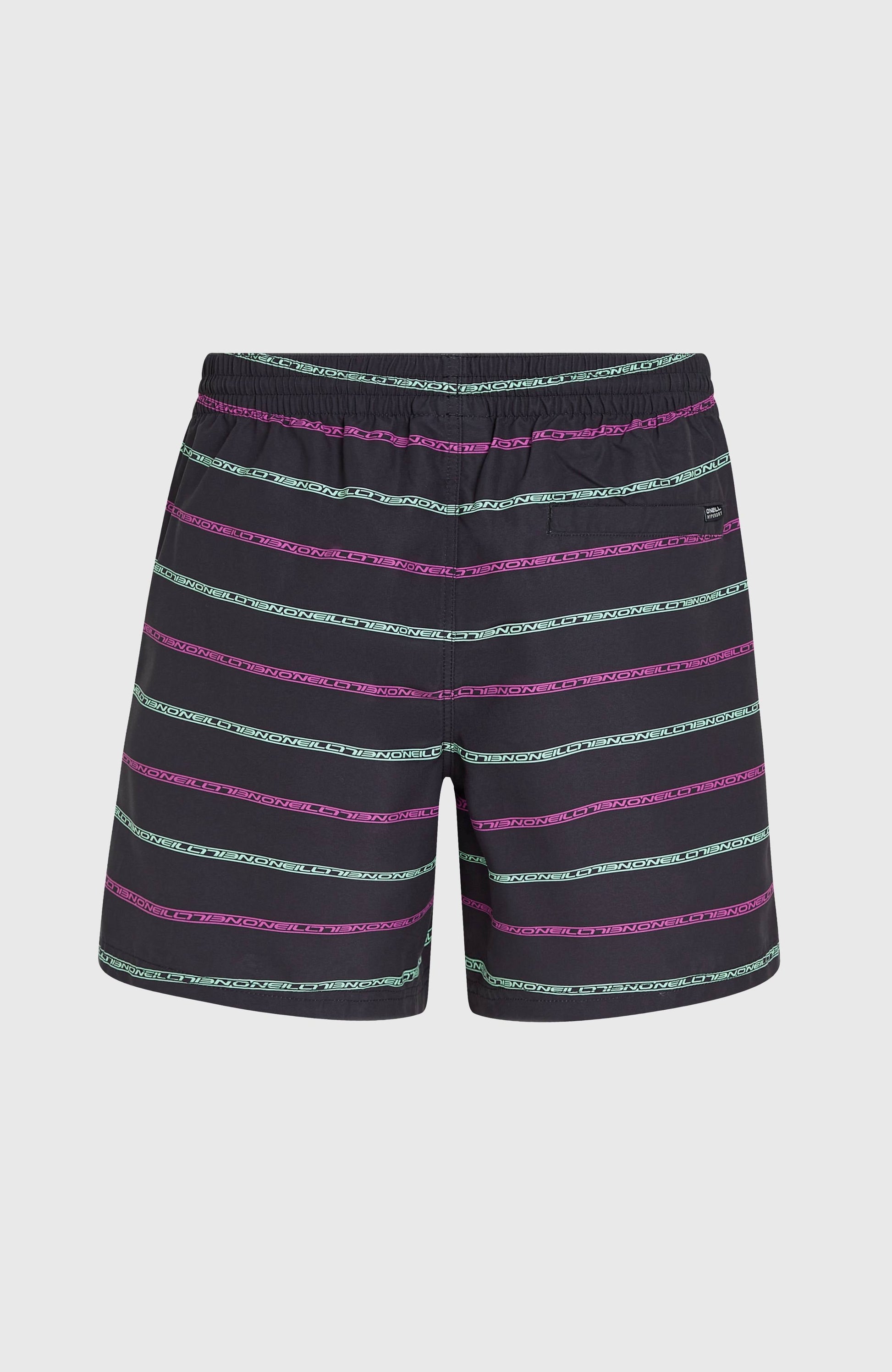 Cali First 15'' Swim Shorts Men Black/Purple O'Neill Stripe
