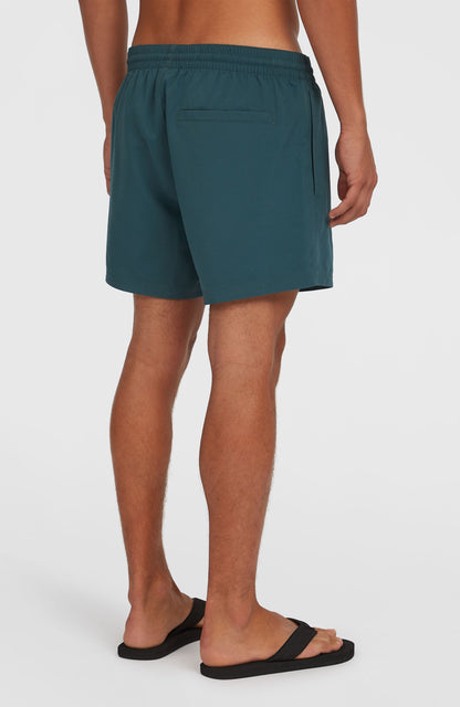 Retro 14'' Swim Shorts Men Alma Steel Colour Block