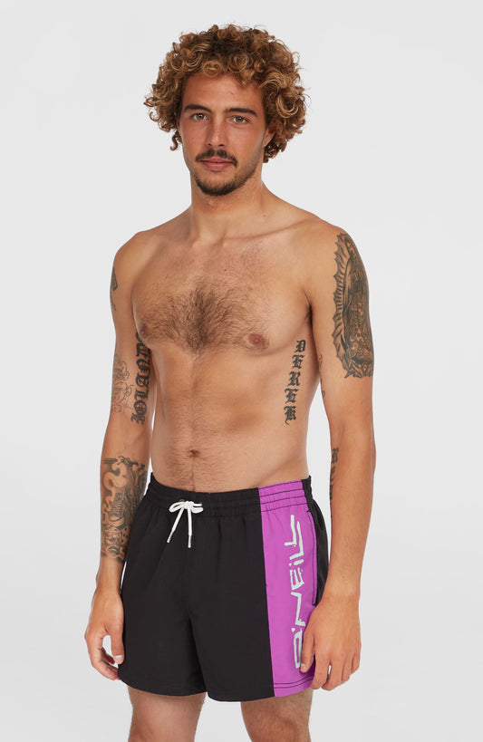Retro 14'' Swim Shorts Men Digitalis Colour Block