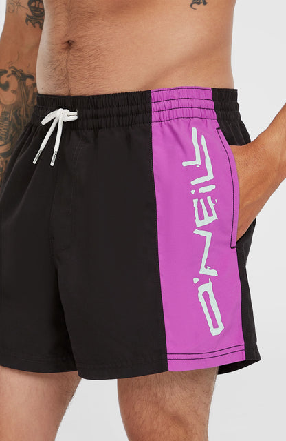 Retro 14'' Swim Shorts Men Digitalis Colour Block