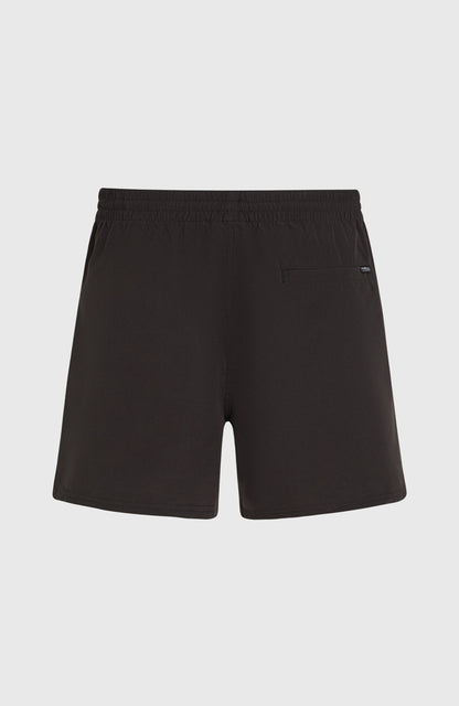 Cali Block 15'' Swim Shorts Men Orange Pressed Lines