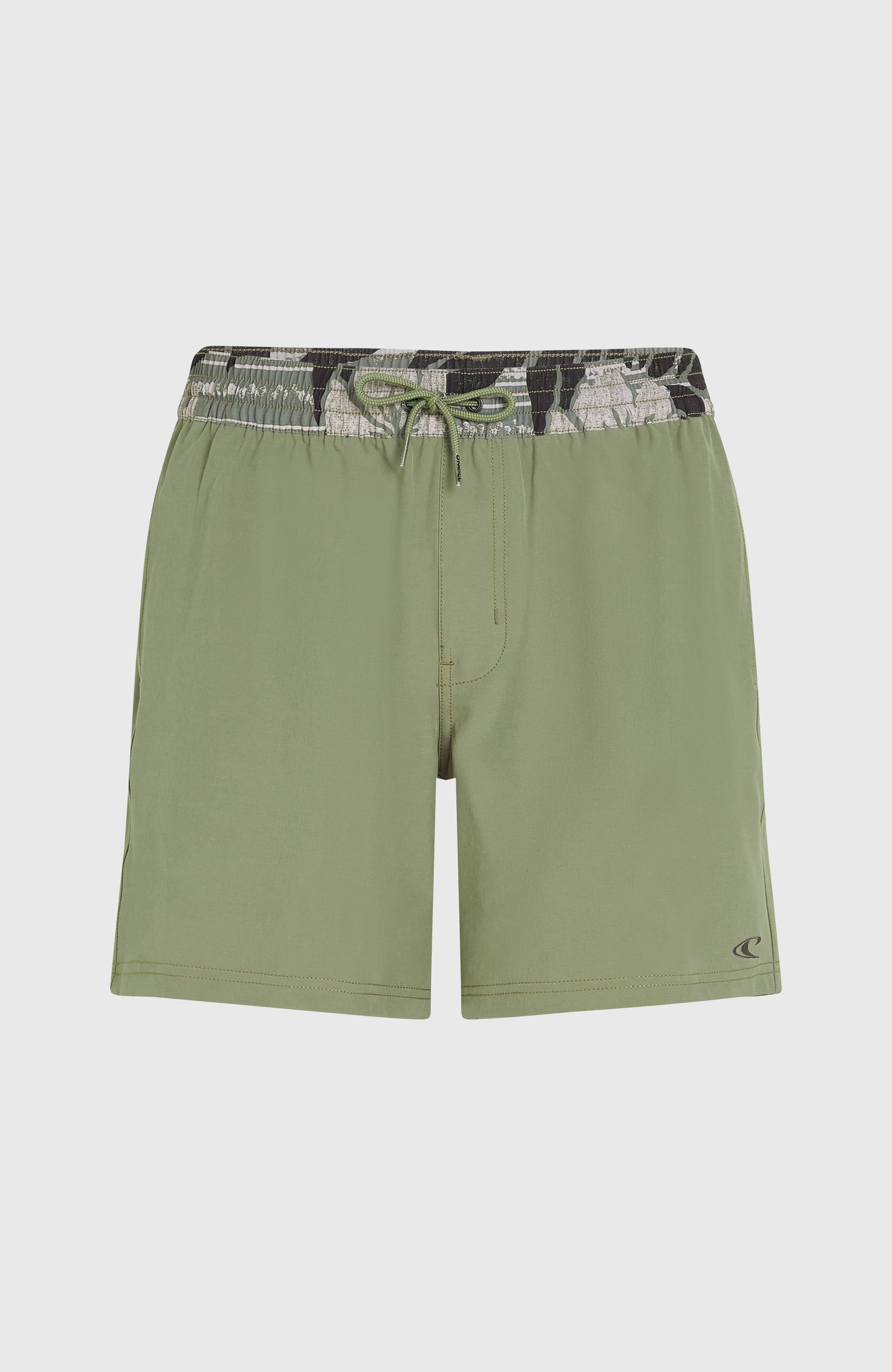 Pocket Print 16'' Swim Shorts Men Avery Fern