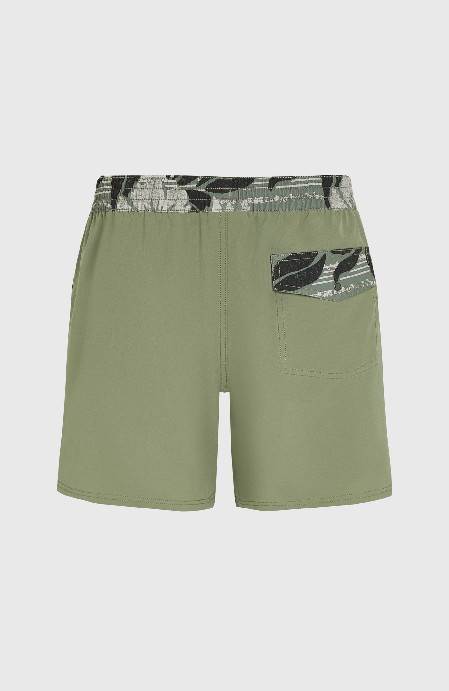 Pocket Print 16'' Swim Shorts Men Avery Fern
