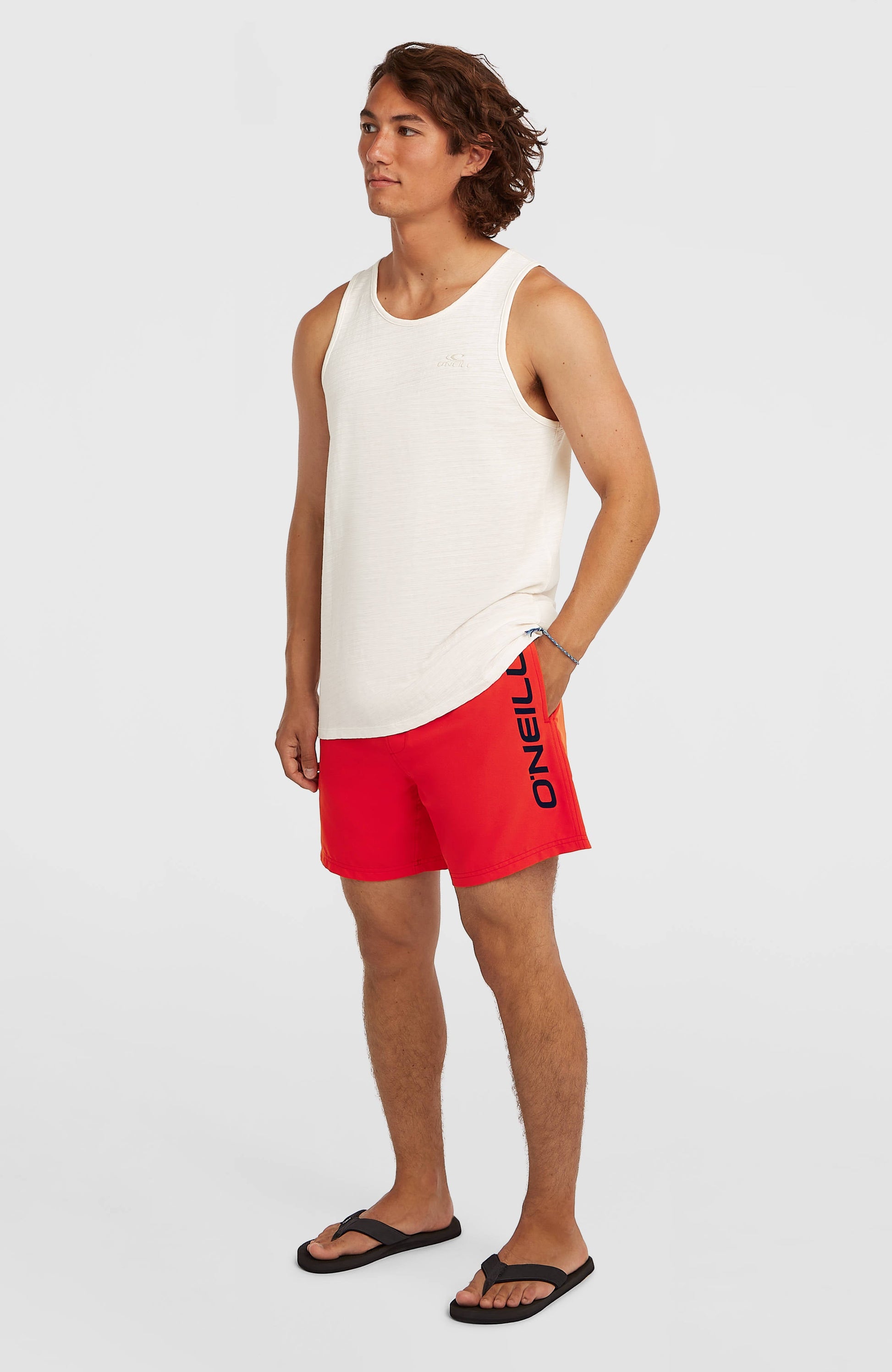 O'Neill Logo 16" Swimshorts Men High Risk Red