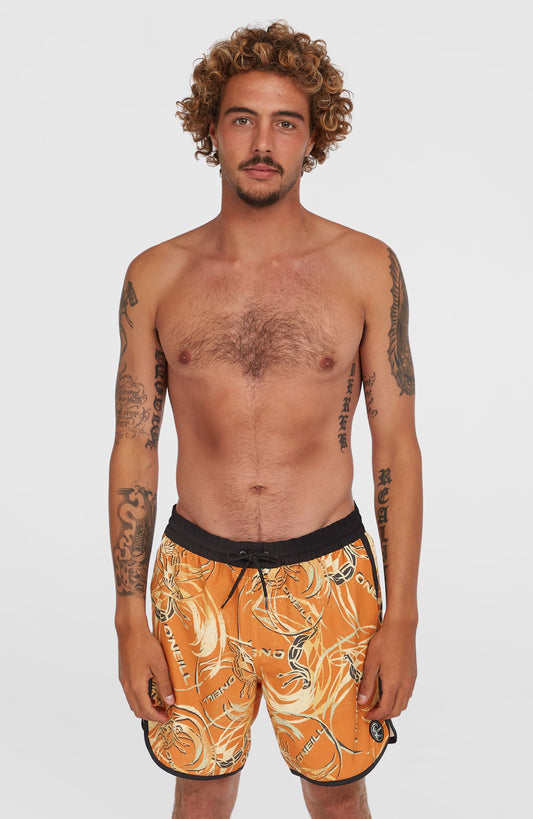 O'Riginals Scallop 16'' Swim Shorts Men Orange Originals