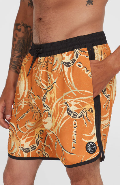 O'Riginals Scallop 16'' Swim Shorts Men Orange Originals