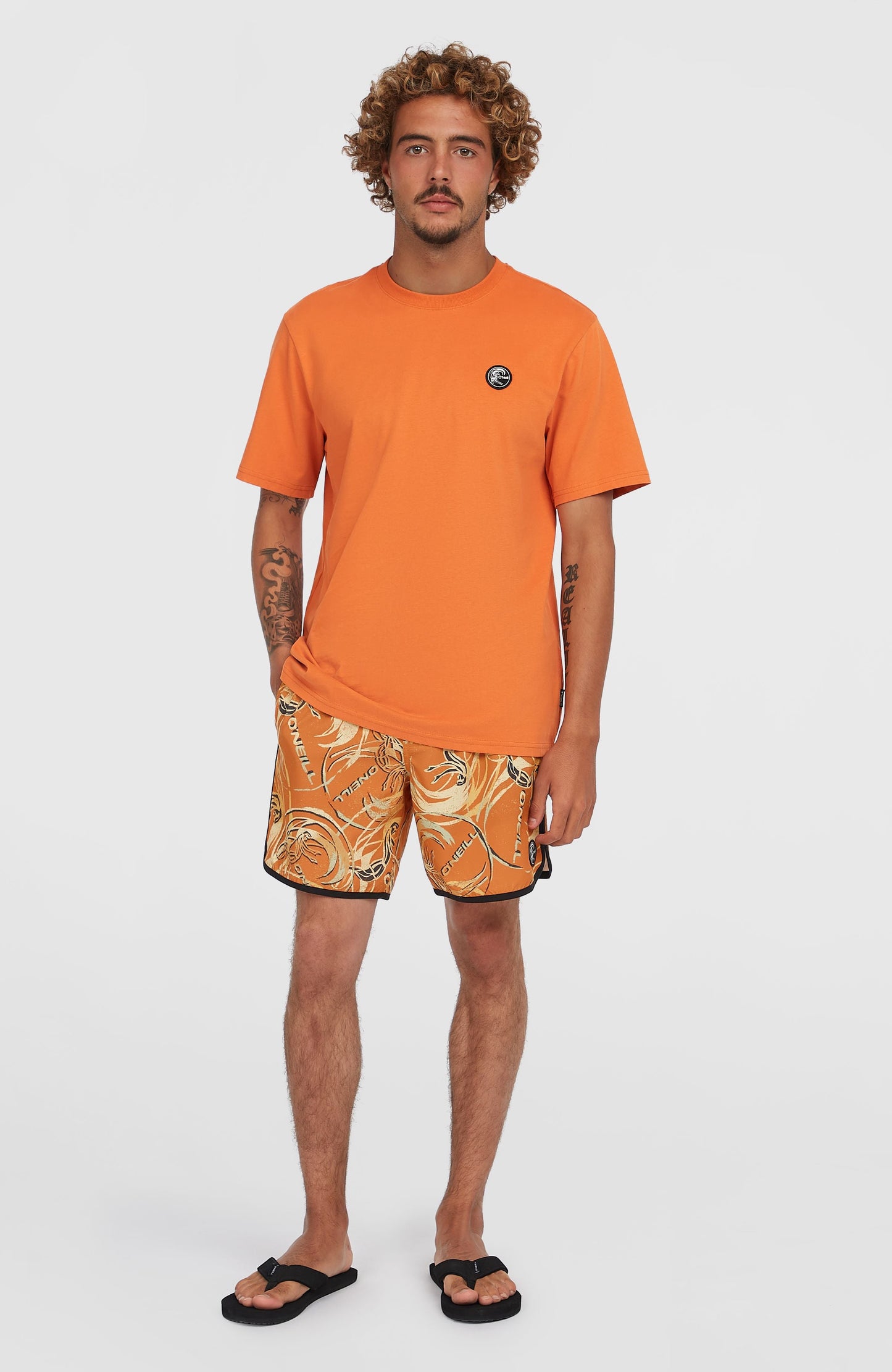 O'Riginals Scallop 16'' Swim Shorts Men Orange Originals