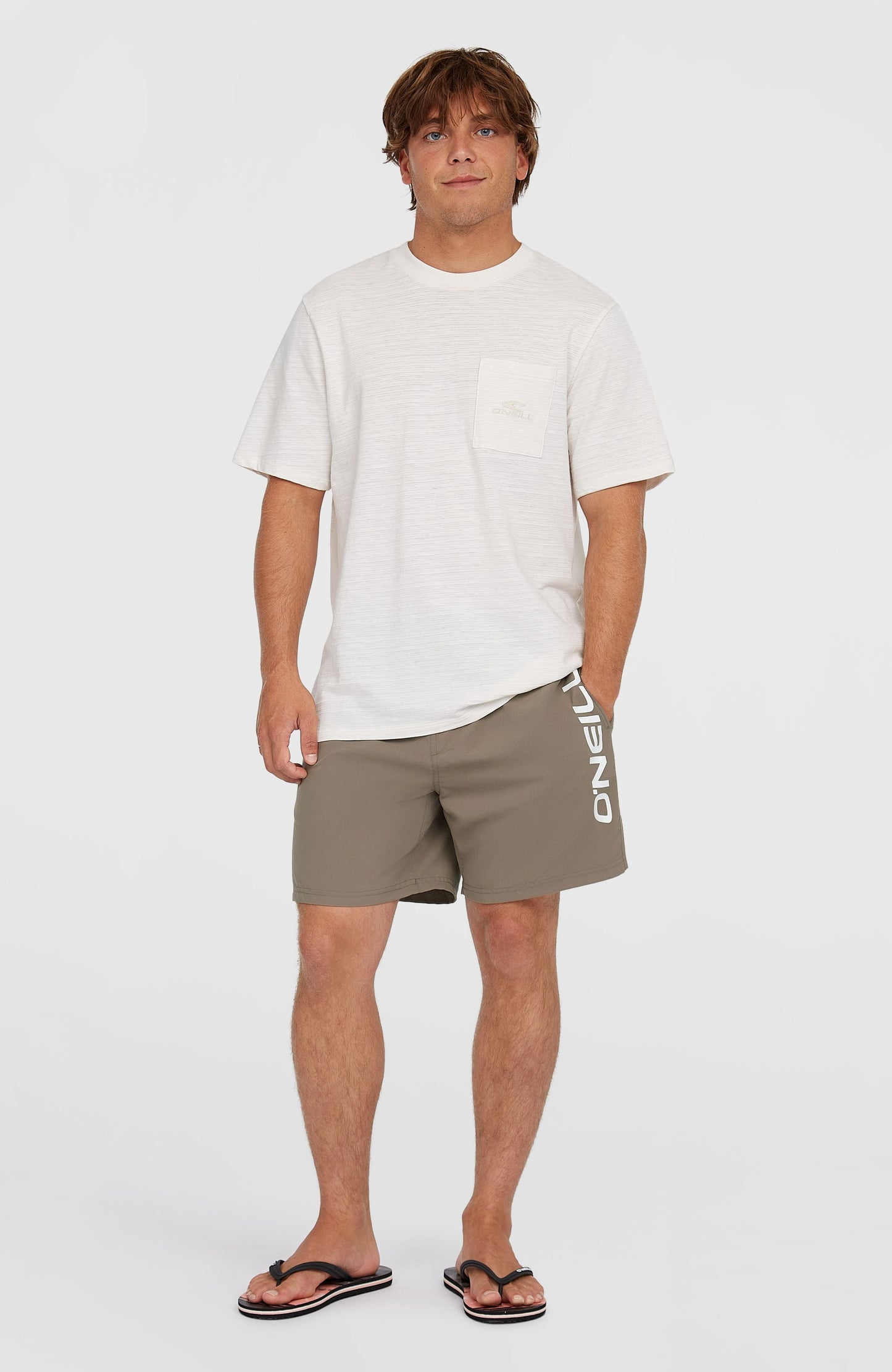 Cali 16'' Swim Shorts Men Pure Cashmere
