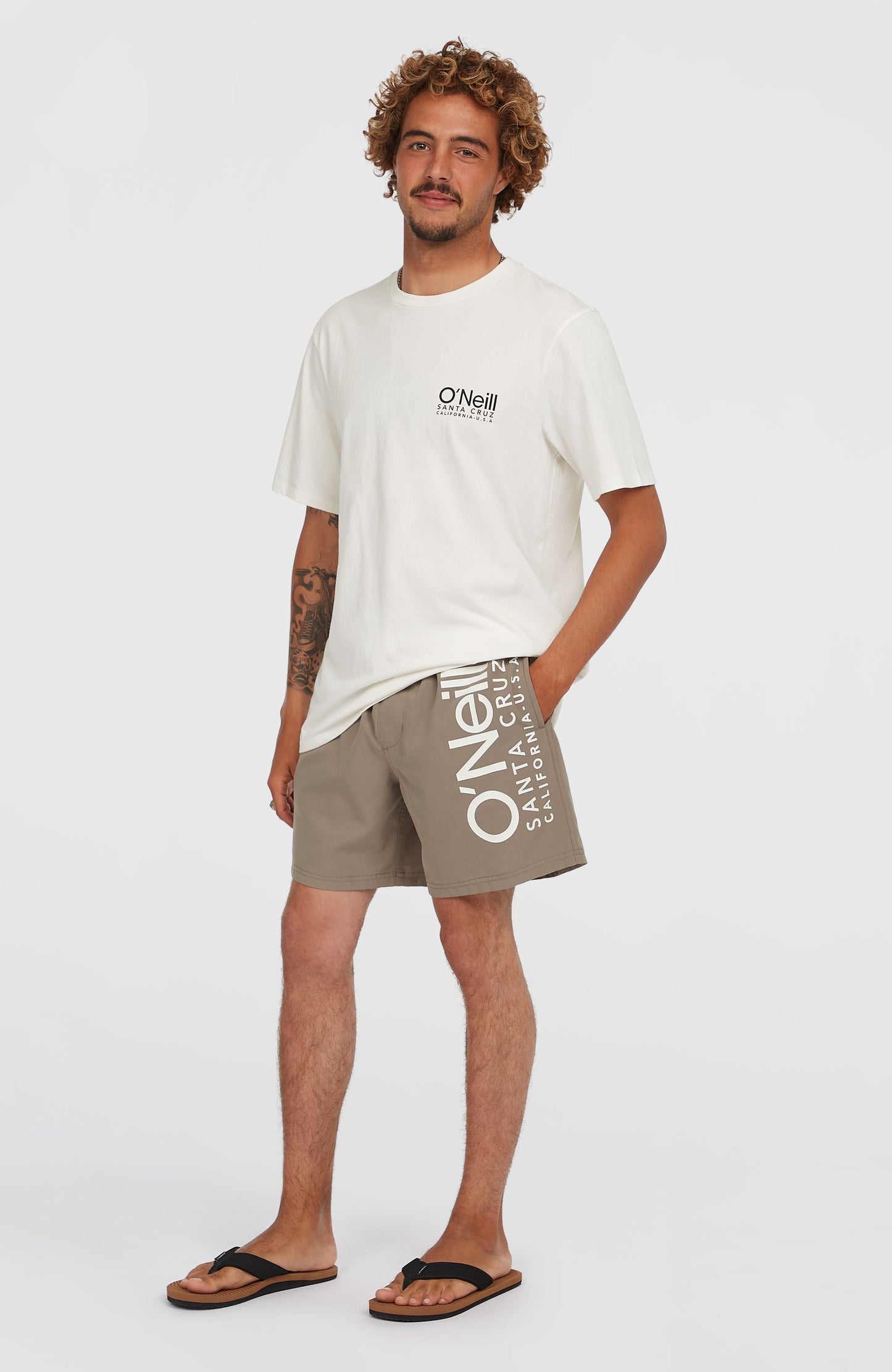 Original Cali 16'' Swim Shorts Men Pure Cashmere