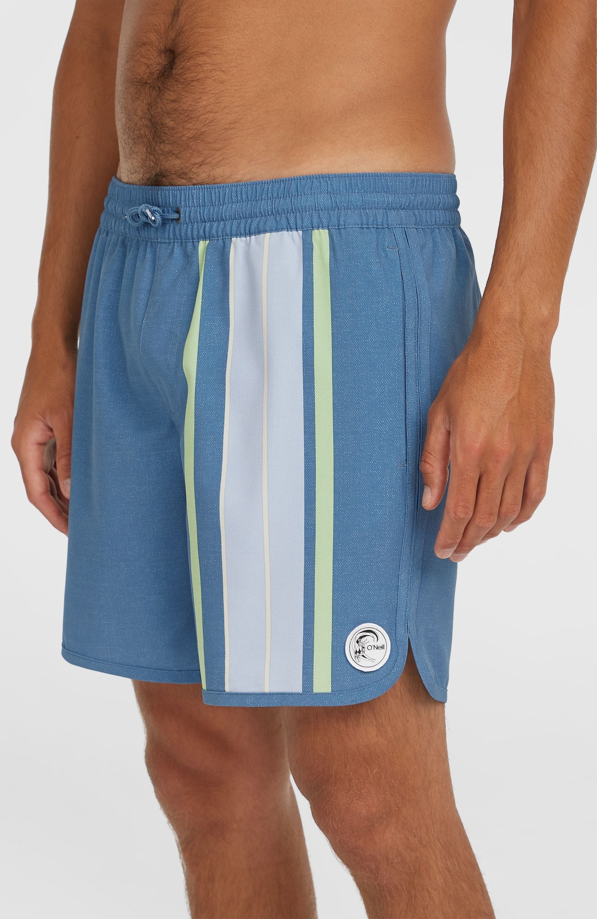 O'Riginals Scallop 16'' Swim Shorts Men Blue Originals Longboard Stripe
