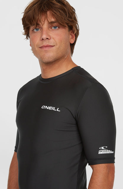 Essentials Short Sleeve Skin Men Black Out
