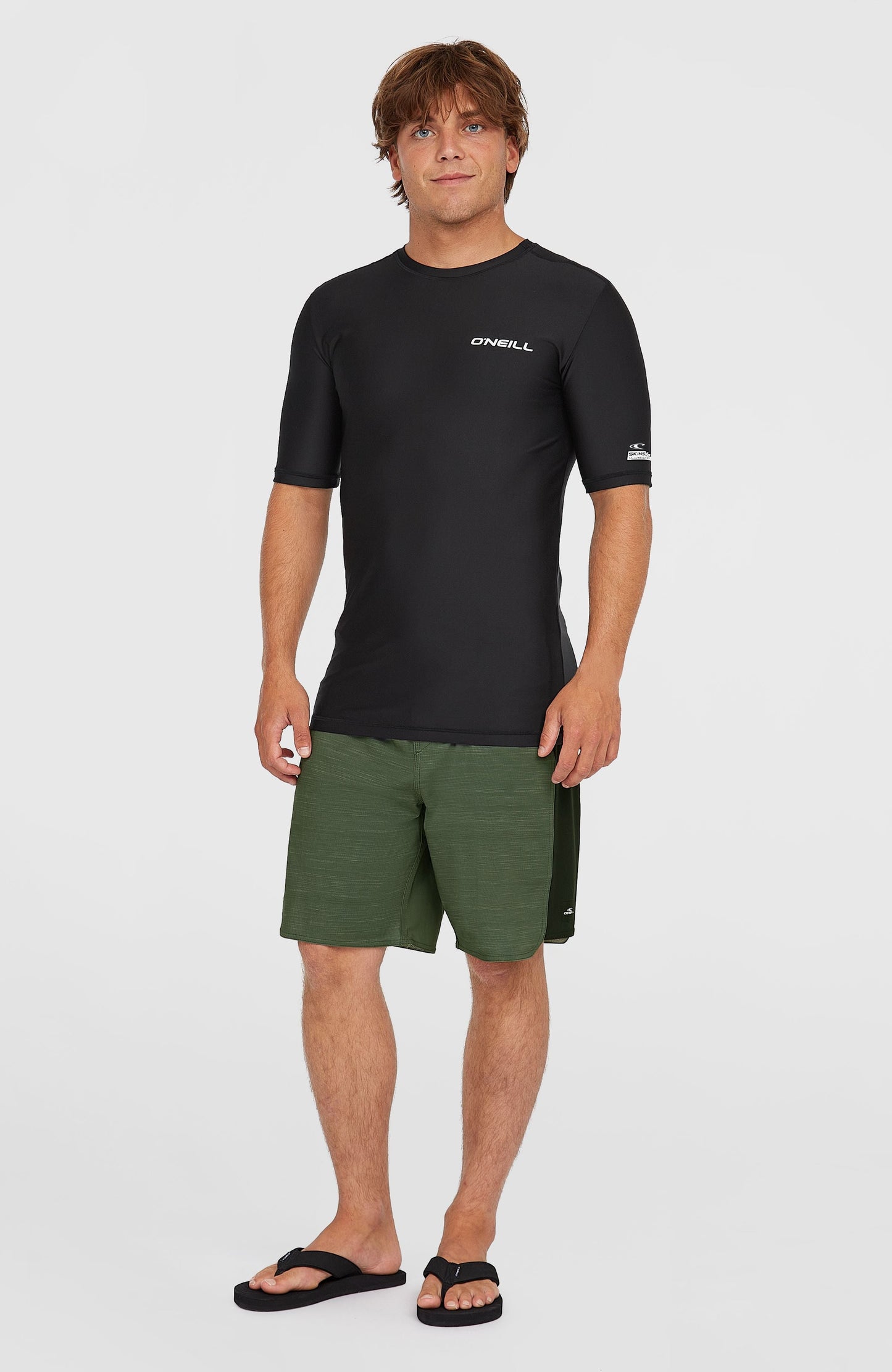Essentials Short Sleeve Skin Men Black Out