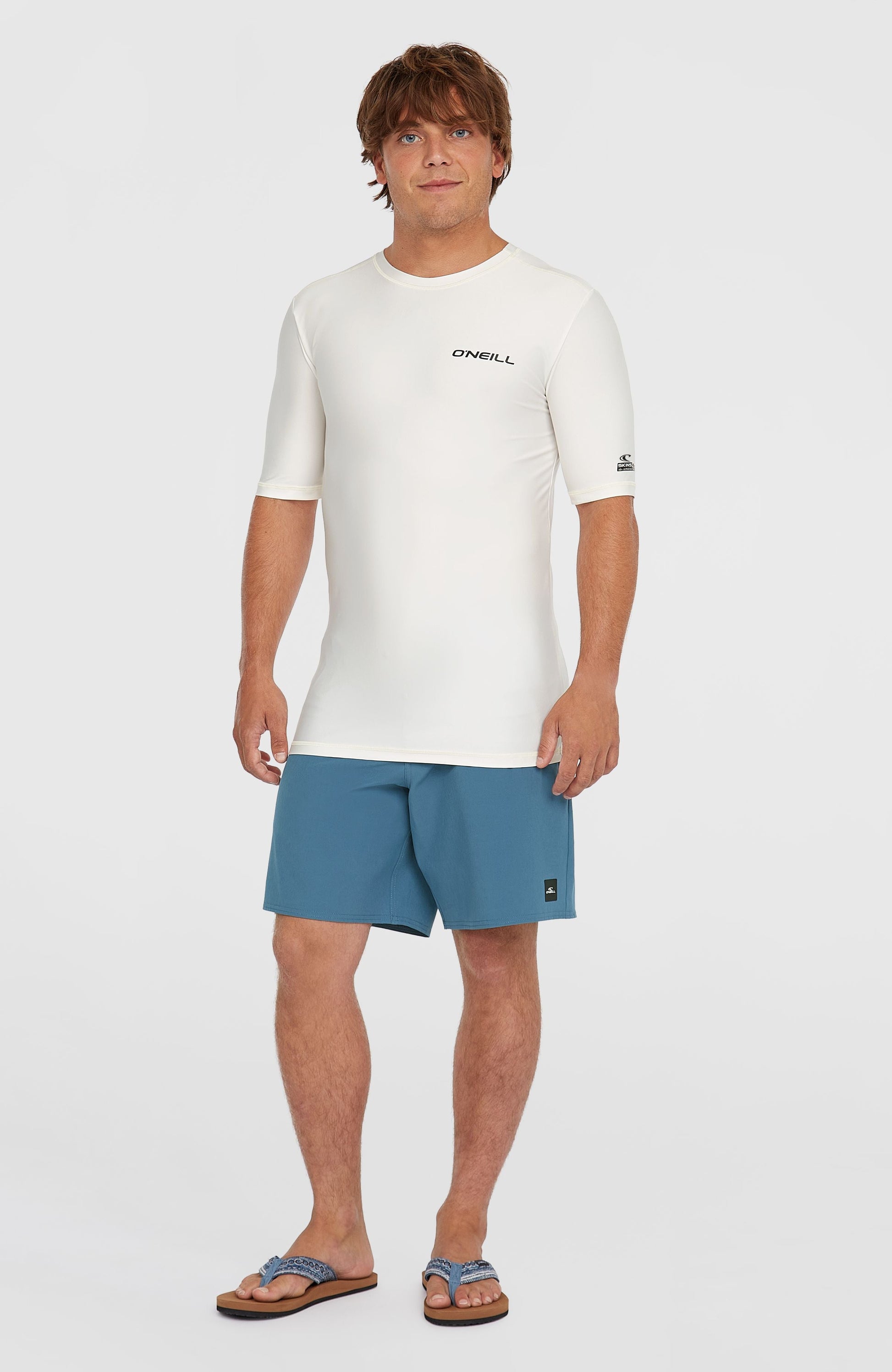Essentials Short Sleeve Skin Men Snow White