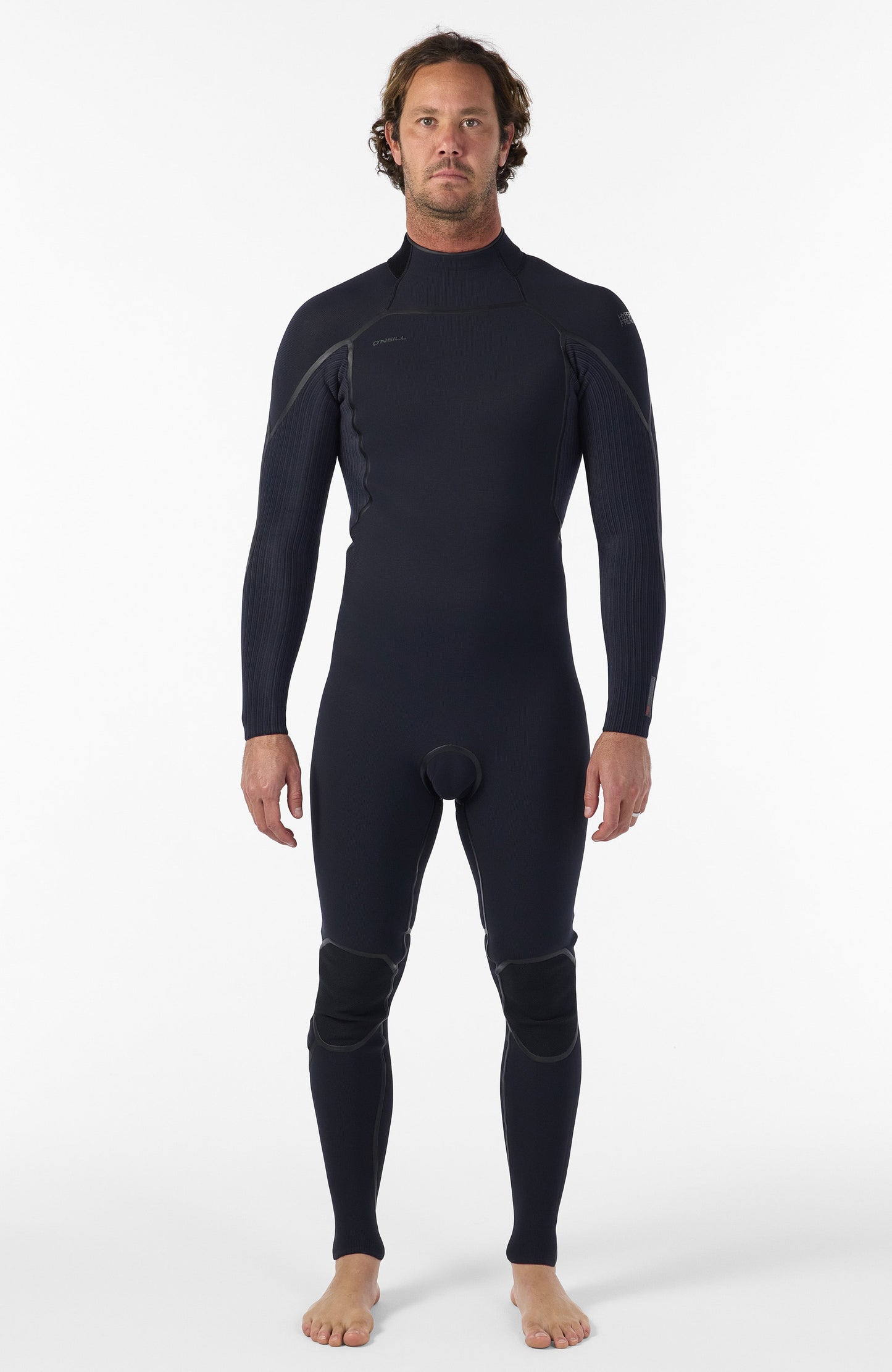 Hyperfreak Fire 5/4mm+ Back Zip Full Wetsuit Men|Wetsuits BLACK/BLACK