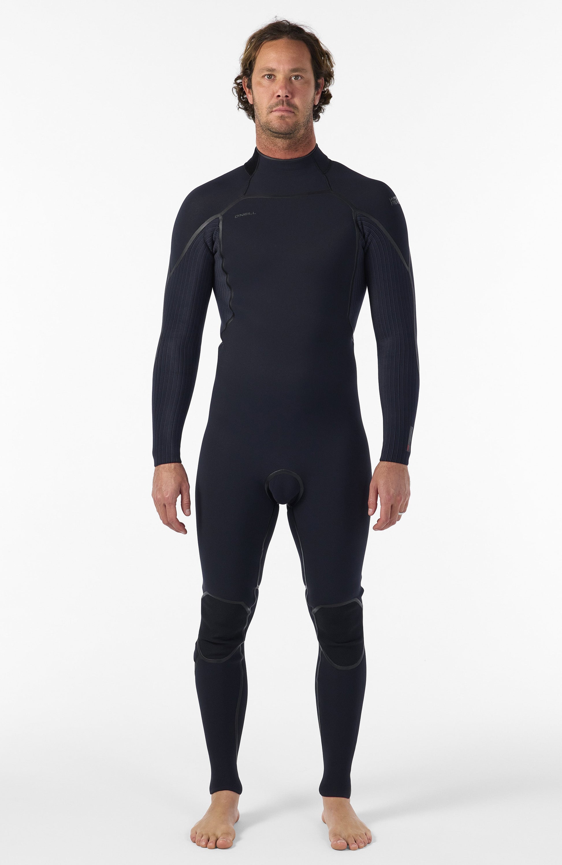 Hyperfreak Fire 5/4mm+ Back Zip Full Wetsuit Men|Wetsuits BLACK/BLACK