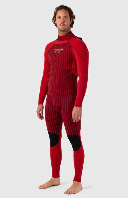 Hyperfreak Fire 5/4mm+ Back Zip Full Wetsuit Men|Wetsuits BLACK/BLACK
