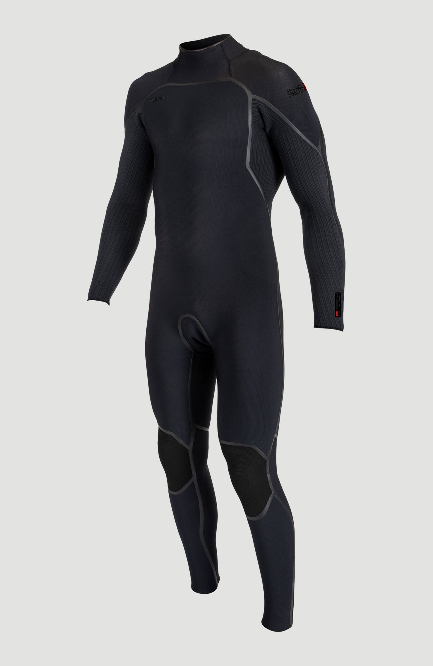 Hyperfreak Fire 5/4mm+ Back Zip Full Wetsuit Men|Wetsuits BLACK/BLACK