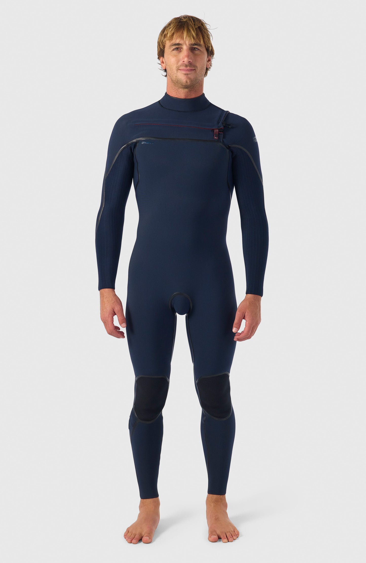 Hyperfreak Fire 5/4mm+ Chest Zip Full Wetsuit Men|Wetsuits BLACK/BLACK