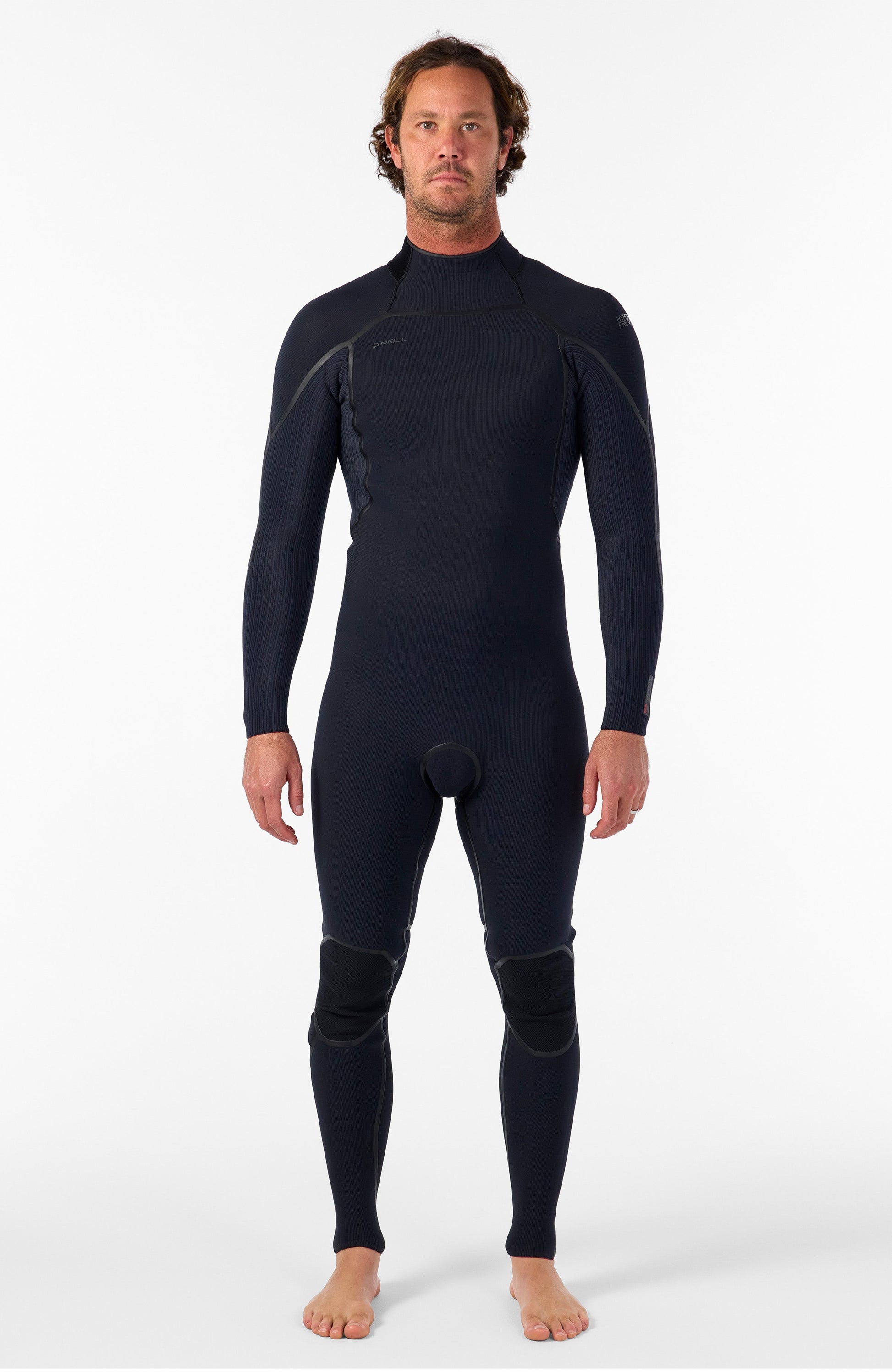 Hyperfreak Fire 4/3mm+ Back Zip Full Wetsuit Men|Wetsuits BLACK/BLACK